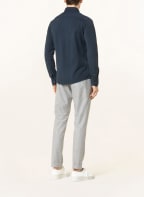 STROKESMAN'S Piqué-Hemd Modern Fit, Farbe: BLAU (Bild 1)