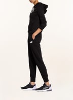 PUMA Sweatpants ESSENTIALS, Color: BLACK/ WHITE (Image 1)