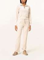 Juicy Couture Nicki-Jacke TANYA mit Schmucksteinbesatz, Farbe: BEIGE (Bild 1)