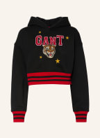 GANT Cropped-Hoodie , Farbe: SCHWARZ/ ROT (Bild 1)