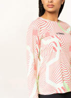 adidas Laufshirt TERREX PRIMEBLUE TRAIL, Farbe: LACHS/ HELLGRÜN (Bild 1)
