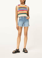VILA Jeansshorts, Farbe: MEDIUM BLUE DENIM (Bild 1)