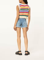 VILA Jeansshorts, Farbe: MEDIUM BLUE DENIM (Bild 1)