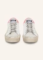 GOLDEN GOOSE Sneaker HI STAR, Farbe: WEISS/ SILBER/ NEONPINK (Bild 1)