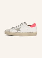 GOLDEN GOOSE Sneaker HI STAR, Farbe: WEISS/ SILBER/ NEONPINK (Bild 1)