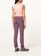 VAUDE Outdoor-Hose SCOPI II, Farbe: DUNKELLILA/ NEONROT (Bild 1)
