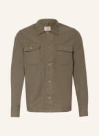 OLYMP Overshirt mit Leinen, Farbe: OLIV (Bild 1)
