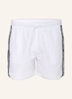 EA7 EMPORIO ARMANI Badeshorts , Farbe: WEISS/ SCHWARZ (Bild 1)