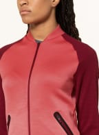 odlo Fleecejacke HALDEN, Farbe: HELLORANGE/ DUNKELROT (Bild 1)