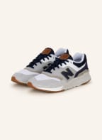 new balance Sneakers 997, Color: LIGHT GRAY/ DARK BLUE (Image 1)