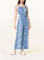 O'NEILL Jumpsuit BELTED , Color: WHITE/ LIGHT BLUE/ BLUE (Image 1)