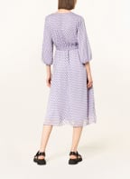 ICHI Kleid IHELSKE mit 3/4-Arm, Farbe: HELLLILA/ SCHWARZ (Bild 1)