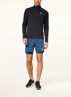 odlo 2-in-1-Laufshorts ZEROWEIGHT, Farbe: BLAU (Bild 1)