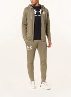 UNDER ARMOUR Sweat jacket UA RIVAL, Color: OLIVE (Image 1)