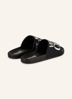 VERSACE JEANS COUTURE Slides, Color: BLACK/ WHITE (Image 1)