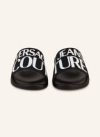 VERSACE JEANS COUTURE Slides, Color: BLACK/ WHITE (Image 1)