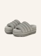 UGG Plateau-Pantoletten MAXI SLIDE, Farbe: GRAU (Bild 1)