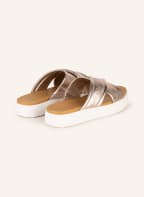 UGG Pantoletten ZAYNE CROSSBAND, Farbe: ROSÉGOLD/ WEISS (Bild 1)