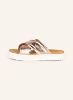 UGG Pantoletten ZAYNE CROSSBAND, Farbe: ROSÉGOLD/ WEISS (Bild 1)