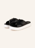 UGG Pantoletten ZAYNE CROSSBAND, Farbe: SCHWARZ/ WEISS (Bild 1)