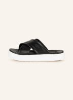 UGG Pantoletten ZAYNE CROSSBAND, Farbe: SCHWARZ/ WEISS (Bild 1)