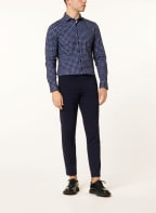 OLYMP SIGNATURE Koszula z dżerseju tailored fit , Kolor: GRANATOWY/ BIAŁY (Obrazek 1)