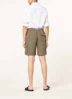 VILEBREQUIN Cargoshorts aus Leinen, Farbe: KHAKI (Bild 1)