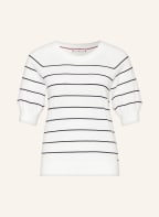 TOMMY HILFIGER Pullover mit 3/4-Arm, Farbe: DUNKELBLAU/ ECRU (Bild 1)