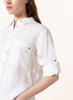 TOMMY HILFIGER Hemdbluse aus Leinen , Farbe: WEISS (Bild 1)