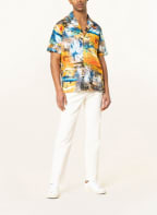 PAUL Resorthemd Comfort Fit, Farbe: BLAU/ DUNKELGELB/ WEISS (Bild 1)