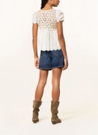GUESS Blouse-style shirt NANCY in mixed materials , Color: CREAM (Image 1)