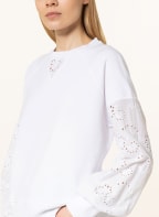 BOSS Sweatshirt EFA with lace, Color: WHITE (Image 1)