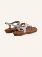 MICHAEL KORS Zehentrenner PLATE THONG , Farbe: BLAU/ HELLBLAU (Bild 1)