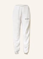 Palm Angels Trousers in jogger style with tuxedo stripes, Color: LIGHT GRAY (Image 1)