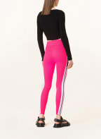 Palm Angels Leggings with tuxedo stripe , Color: NEON PINK (Image 1)