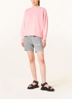 Palm Angels Oversized sweatshirt, Color: PINK/ BLACK (Image 1)