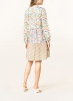 ROBERT FRIEDMAN Kleid mit Volants, Farbe: WEISS/ ROT/ HELLBLAU (Bild 1)