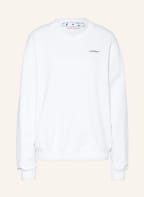 Off-White Sweatshirt mit Stickereien, Farbe: WEISS (Bild 1)