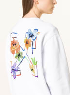 Off-White Sweatshirt mit Stickereien, Farbe: WEISS (Bild 1)