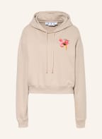 Off-White Hoodie mit Stickereien, Farbe: BEIGE (Bild 1)