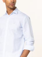 HACKETT LONDON Hemd Slim Fit mit Leinen, Farbe: HELLBLAU/ WEISS (Bild 1)