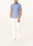 HACKETT LONDON Jersey-Poloshirt Slim Fit aus Leinen, Farbe: HELLBLAU (Bild 1)