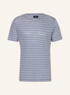 HACKETT LONDON T-Shirt aus Leinen, Farbe: HELLBLAU/ WEISS (Bild 1)