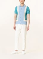 GANT Strick-Poloshirt , Farbe: HELLBLAU/ ECRU/ TÜRKIS (Bild 1)