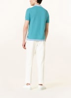 GANT Strick-Poloshirt , Farbe: HELLBLAU/ ECRU/ TÜRKIS (Bild 1)