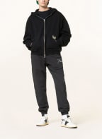 RHUDE Oversized-Sweatjacke, Farbe: SCHWARZ (Bild 1)