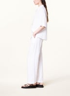 LANIUS Marlenehose aus Leinen, Farbe: WEISS (Bild 1)