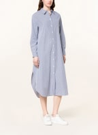 MAERZ MUENCHEN Hemdblusenkleid, Farbe: DUNKELBLAU/ WEISS (Bild 1)
