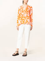 Emily VAN DEN BERGH Blusenshirt, Farbe: WEISS/ ORANGE/ ROSA (Bild 1)