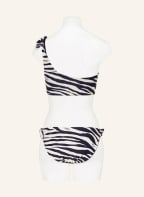 MICHAEL KORS One-Shoulder-Top REVERSIBLE ZEBRA zum Wenden , Farbe: DUNKELBLAU/ WEISS (Bild 1)